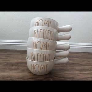 Rae Dunn Soup Bowl Blessed Home Set 5